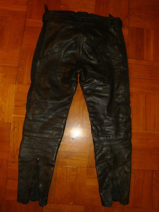 Брюки KRAWEHL кожаные, размер 50-52 ( М-L )