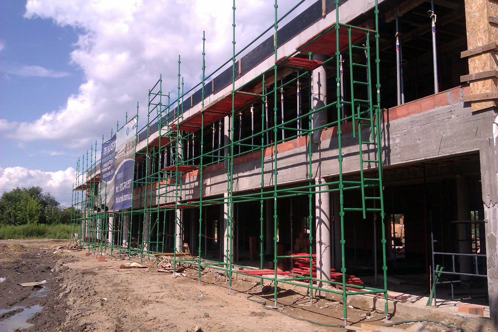 Rusztowanie klinowe Rusztowania choinkowe 100 m2 Promocja Zimowa