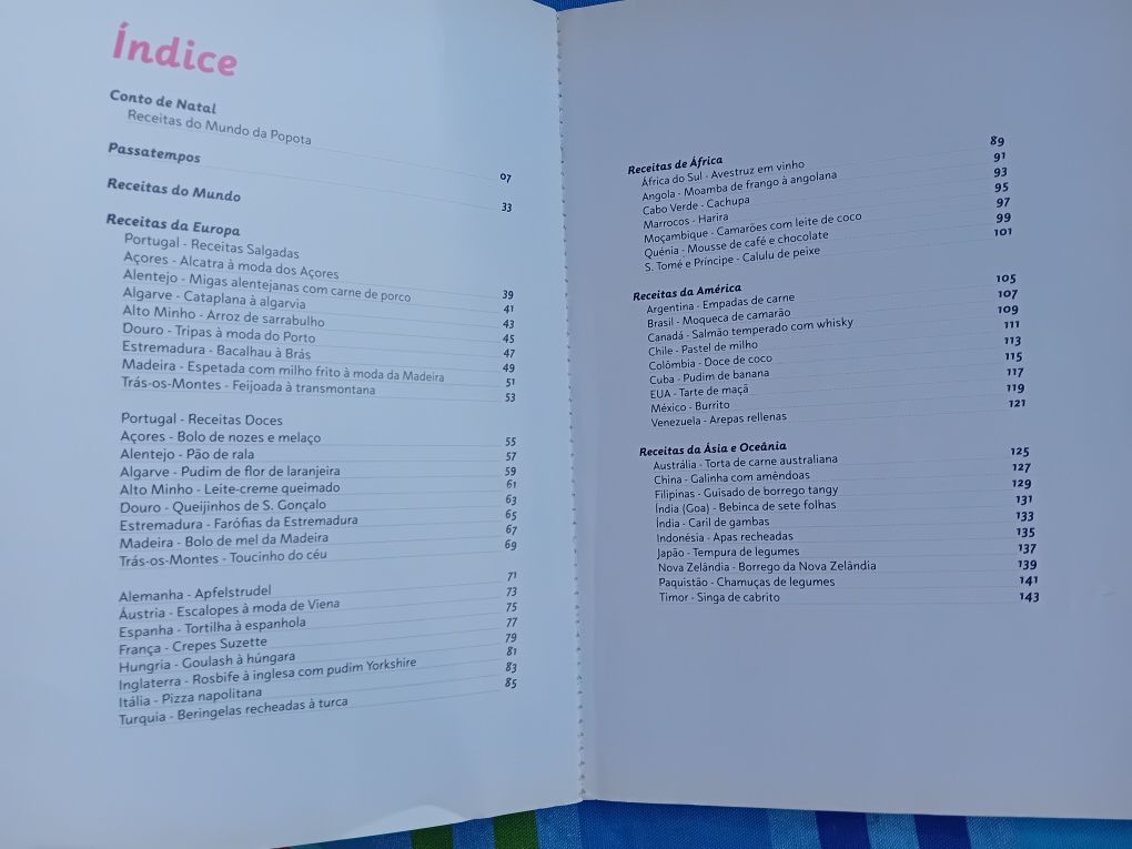 Livro de Natal Receitas do Mundo da Popota