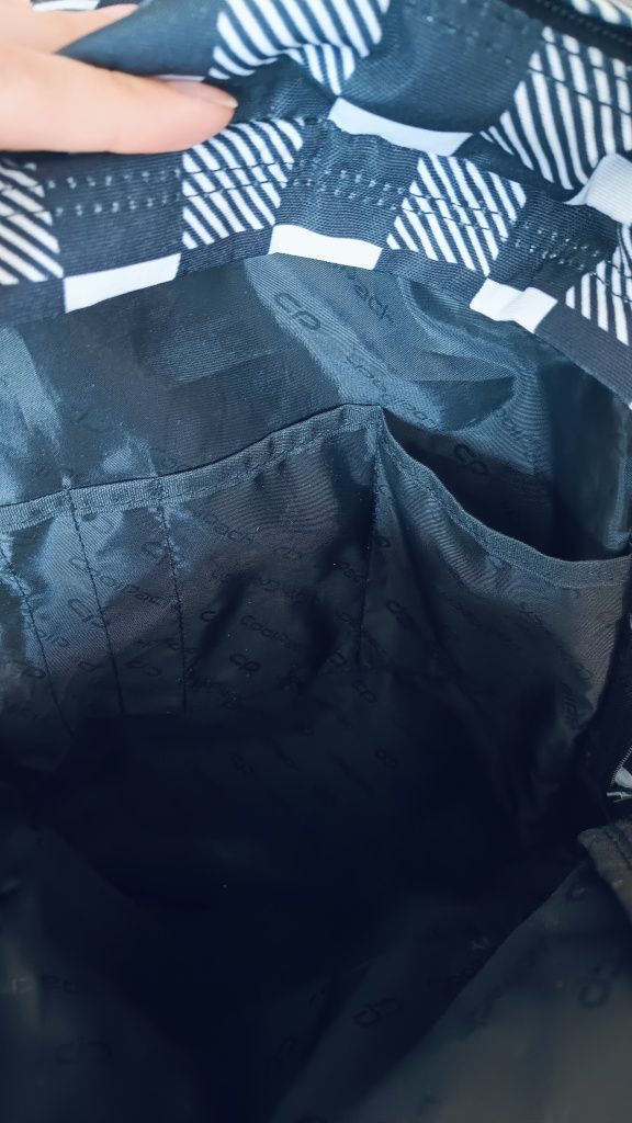 Plecak CoolPack czarno biała krata