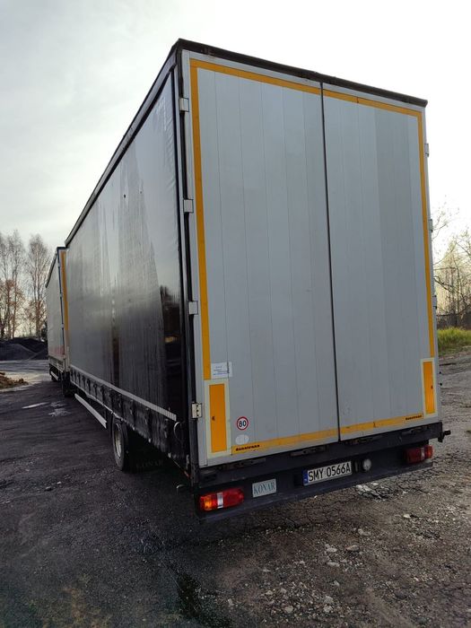 Konar J36  Sprzedam przyczepę Konar przejazdową firanka