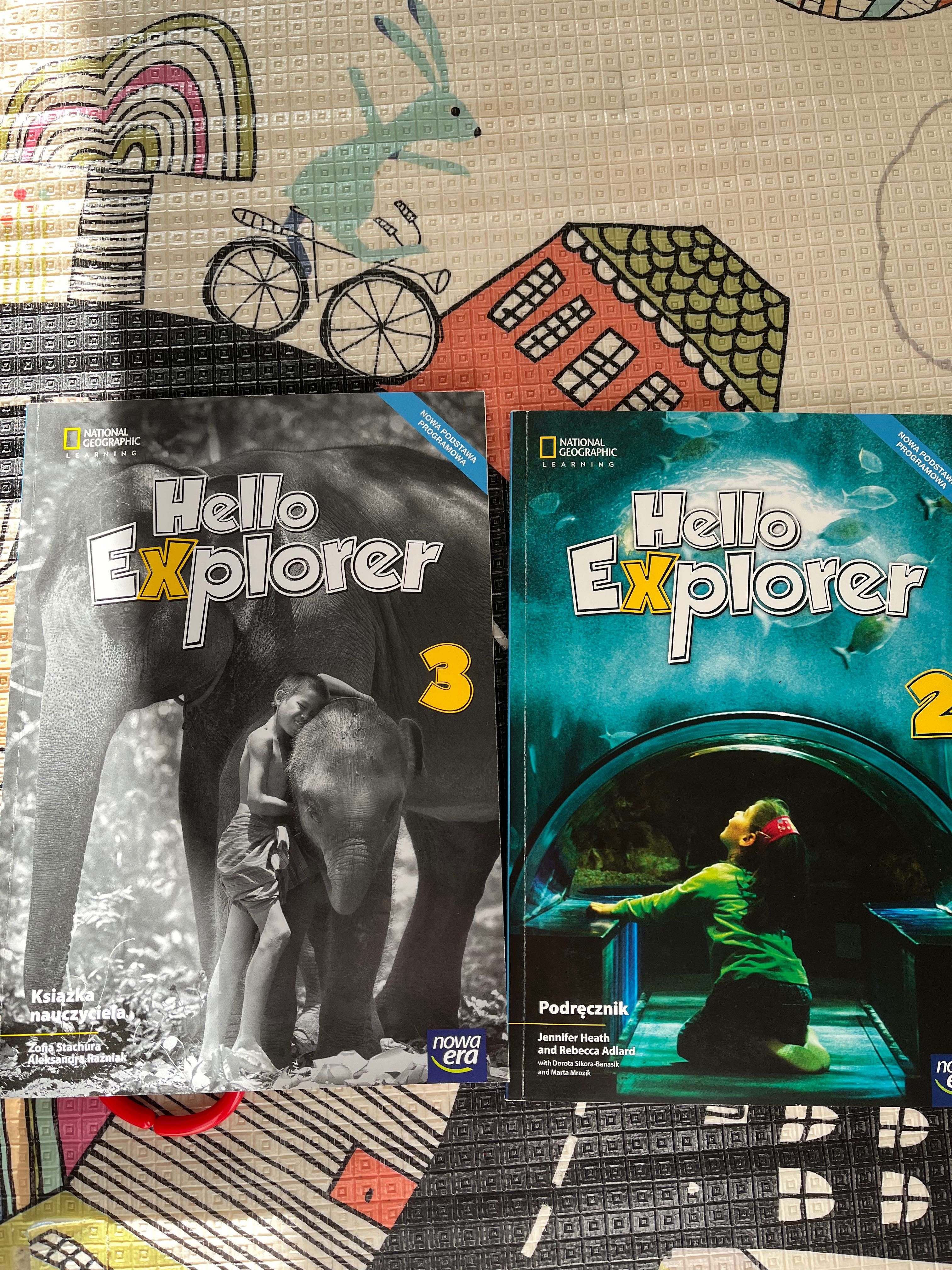 Hello exploler 2 podrecznik Hello exploler 3 książka nauczyciela