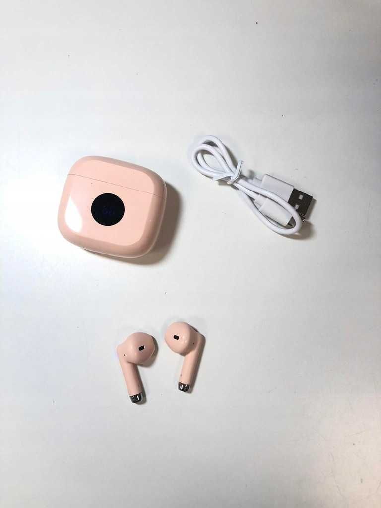 Słuchawki bezprzewodowe douszne Jxrev J53 różowe