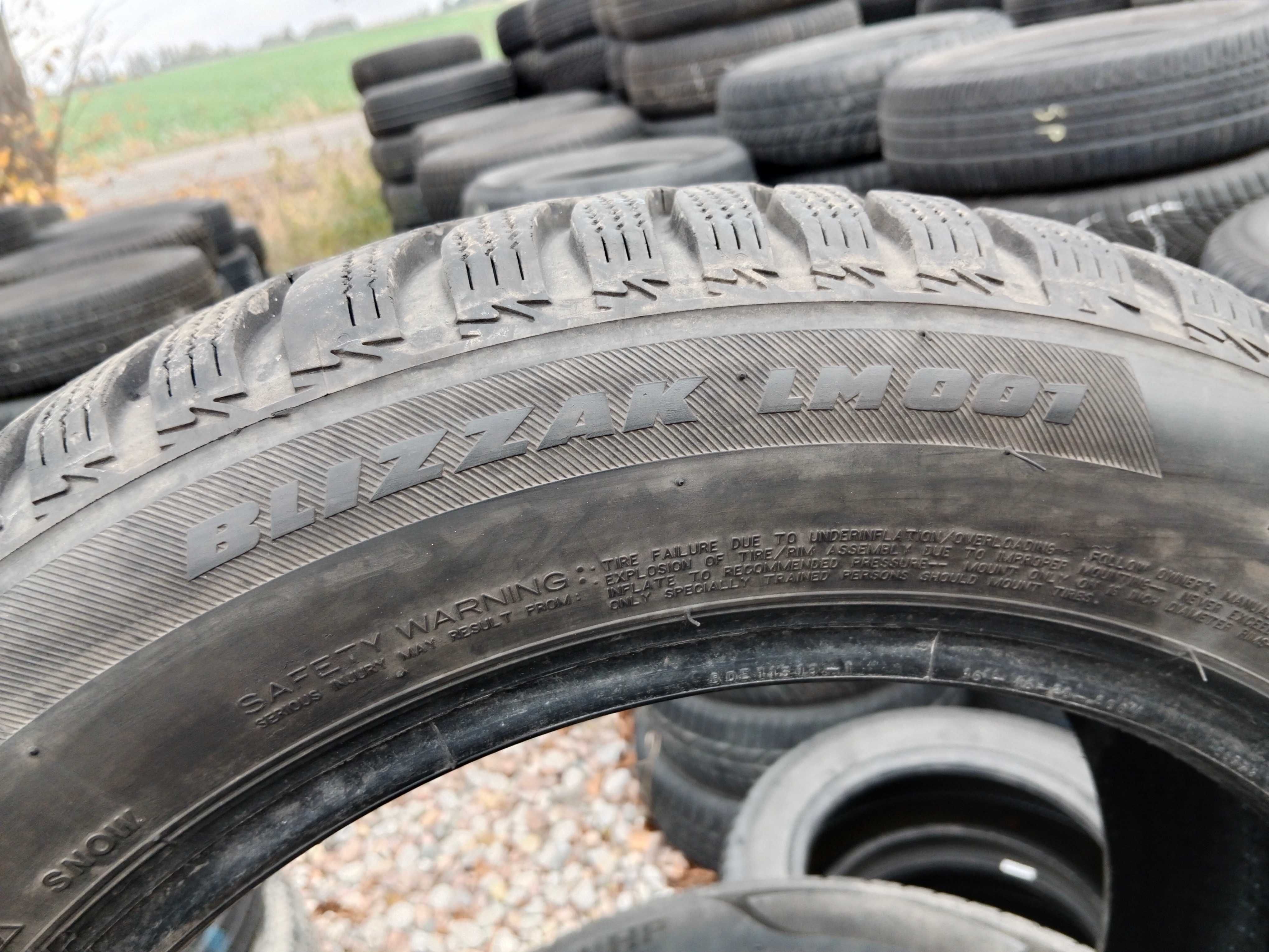 Opona używana 205/55R16 Bridgestone Blizzak LM001 1szt.