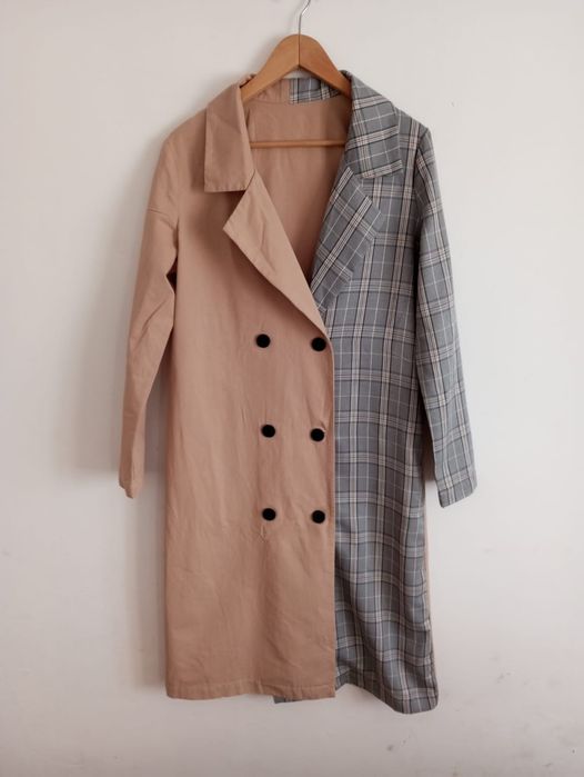 Casaco Gabardina Shein Tamanho M