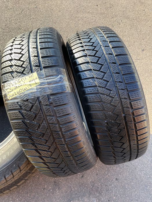 ГШ260 зимові зимні шини пара 205/60 r16 continental резина р16