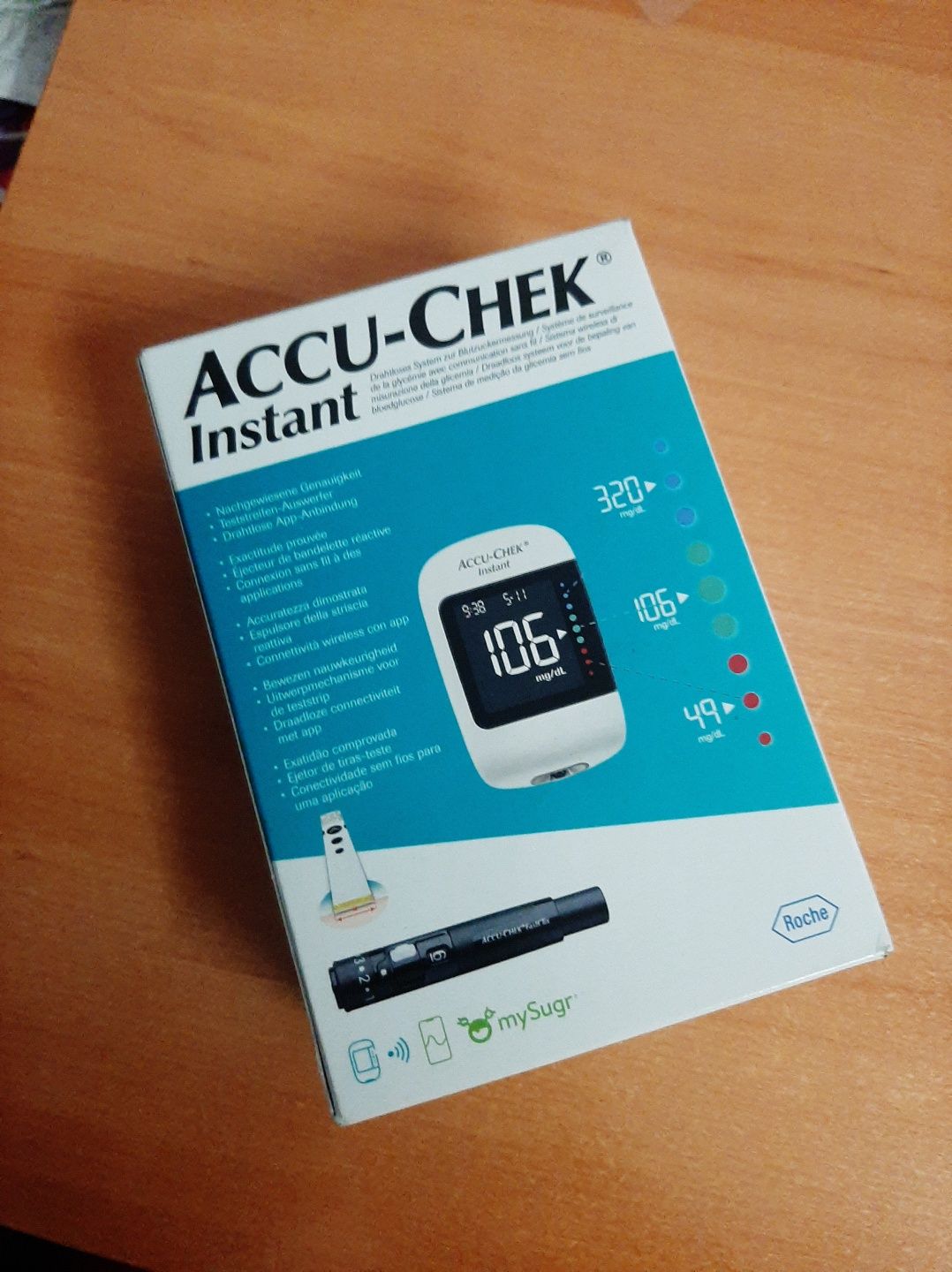 accu chek medidor diabetes glicemia