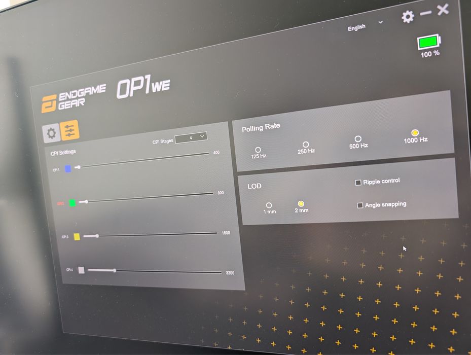 Endgame OP1we низька затримка, ідеальна збірка, 58g / mouse мишка