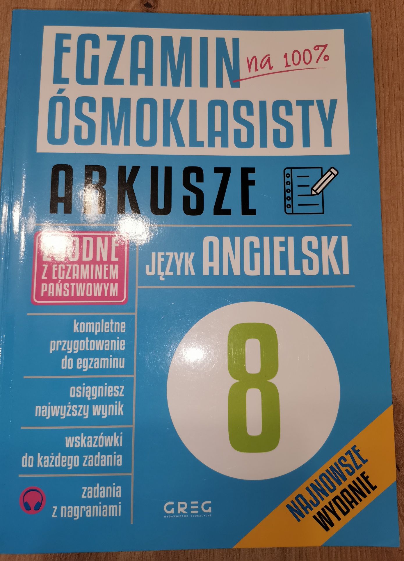 Egzamin ósmoklasisty na 100 %. Arkusze język angielski