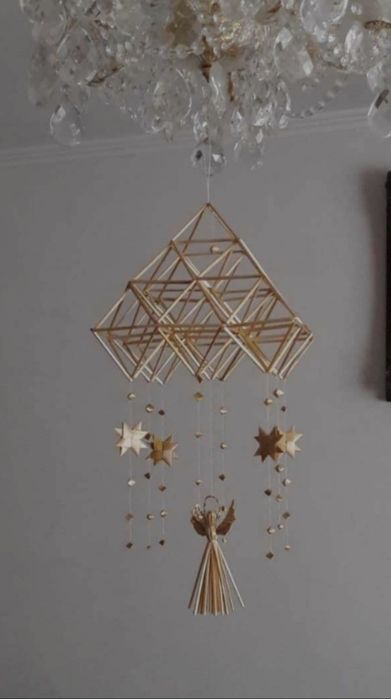 Дідух, ангел, павук, зірка солома подарунок