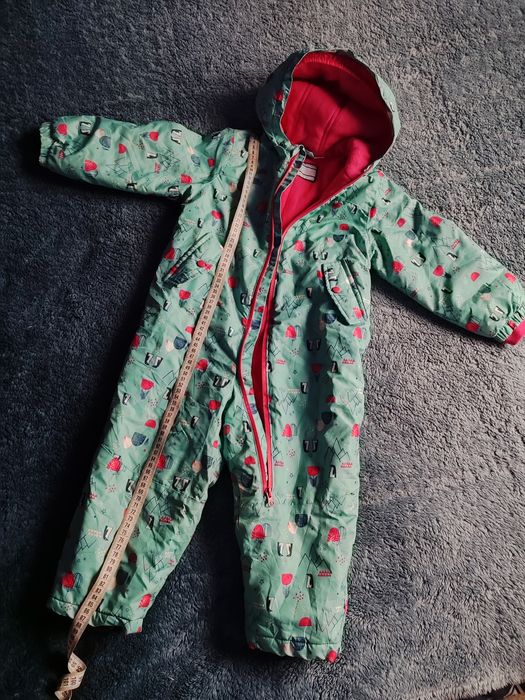 Дитячий Зимовий комбінезон для дівчинки. Розмір 104 см.