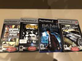 Jogos playstation 2 ( GTA; The getaway; Harry Potter e Need for Speed)