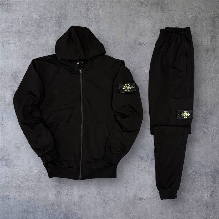 Спортивний Костюм Stone Island демісезон/ стонік зіпка + штани
