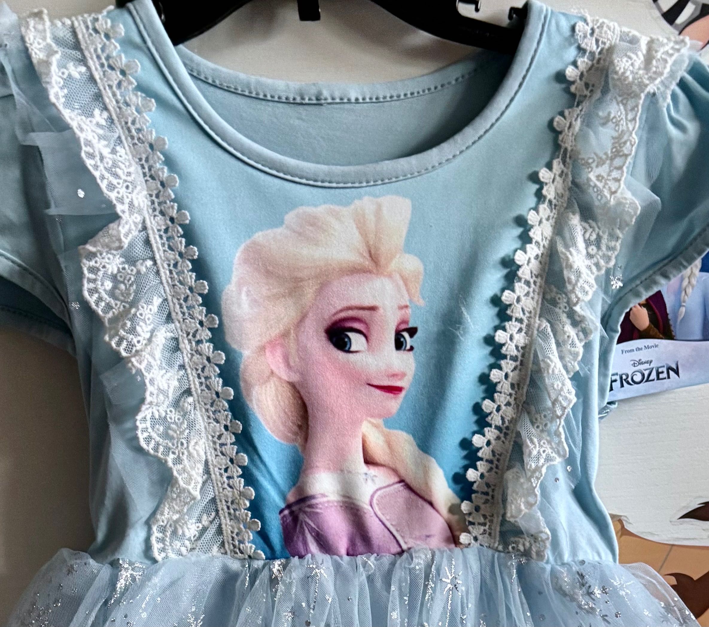 Elsa, Elza, Frozen, Kraina lodu 110 116  NOWA MEGA TIUL