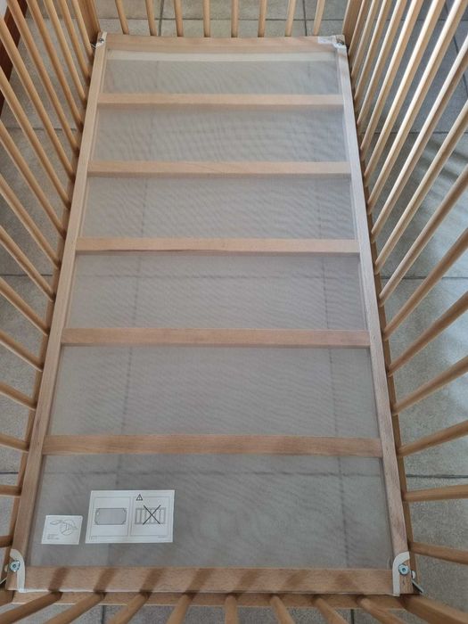 Berço + colchão + forra do colchão + protetor do berço - Tudo IKEA