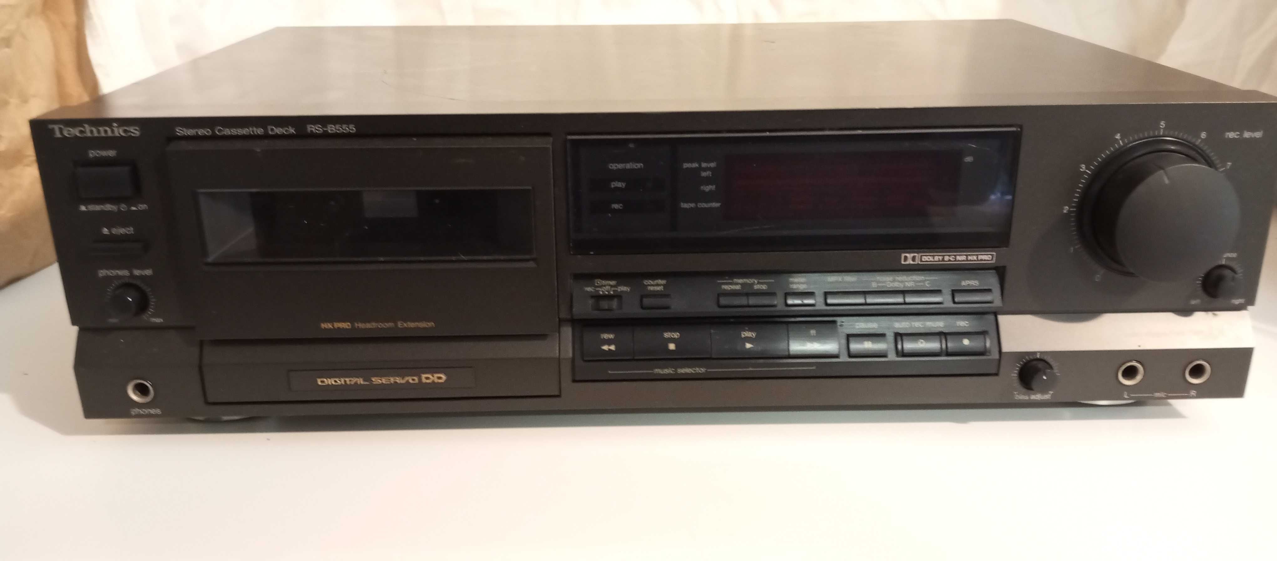 TECHNICS RS - B555  -  Stereo cassette deck