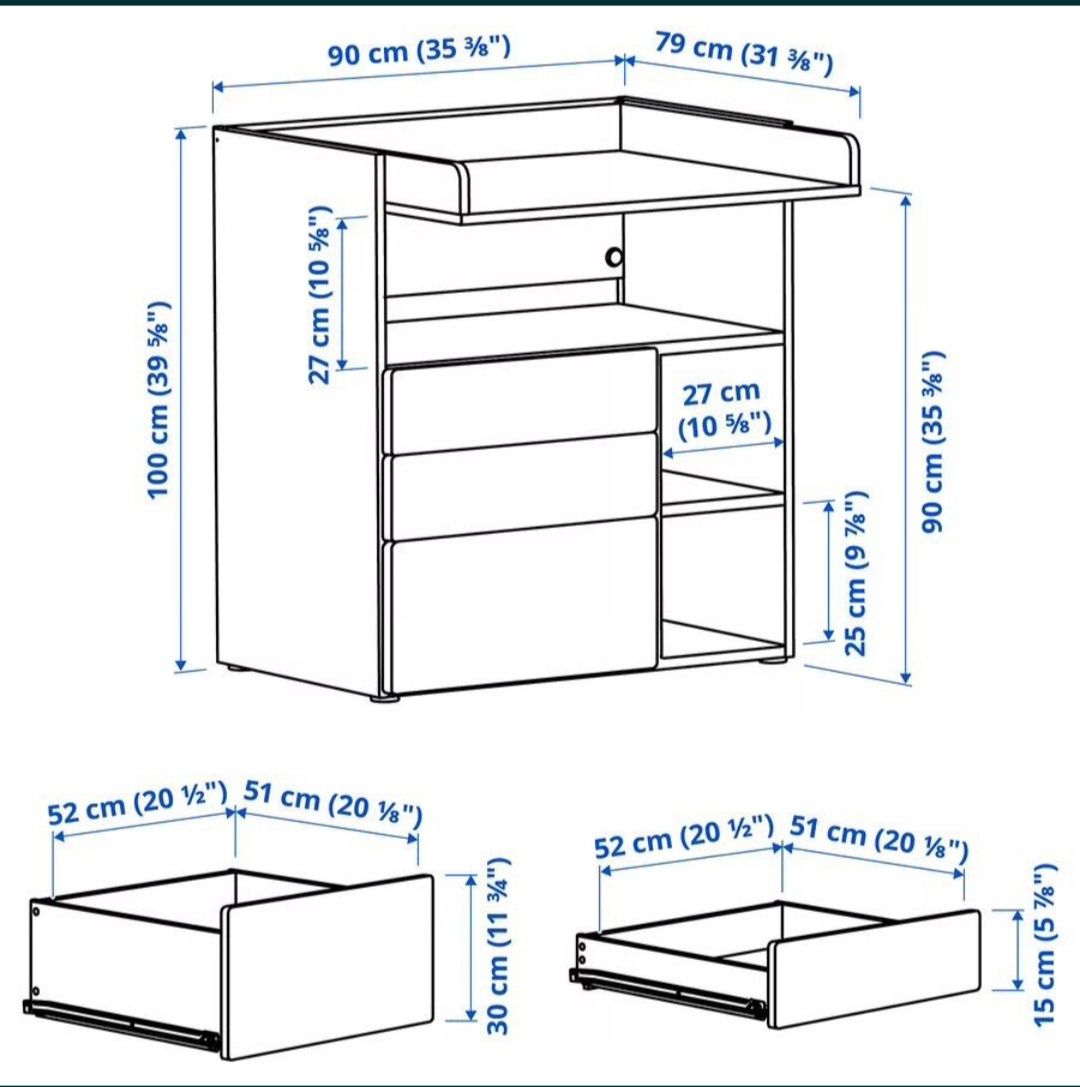 Przewijak IKEA używany