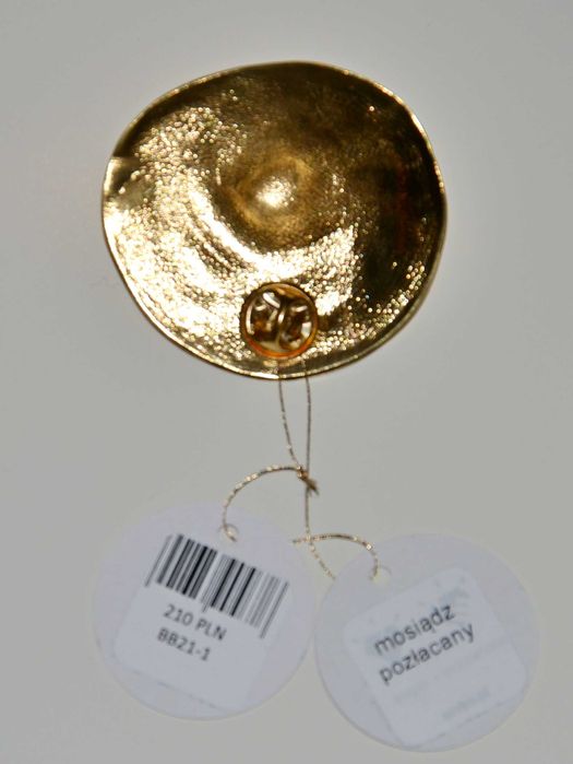 ORSKA Duży złoty pin sutek z kolekcji Body, NOWY