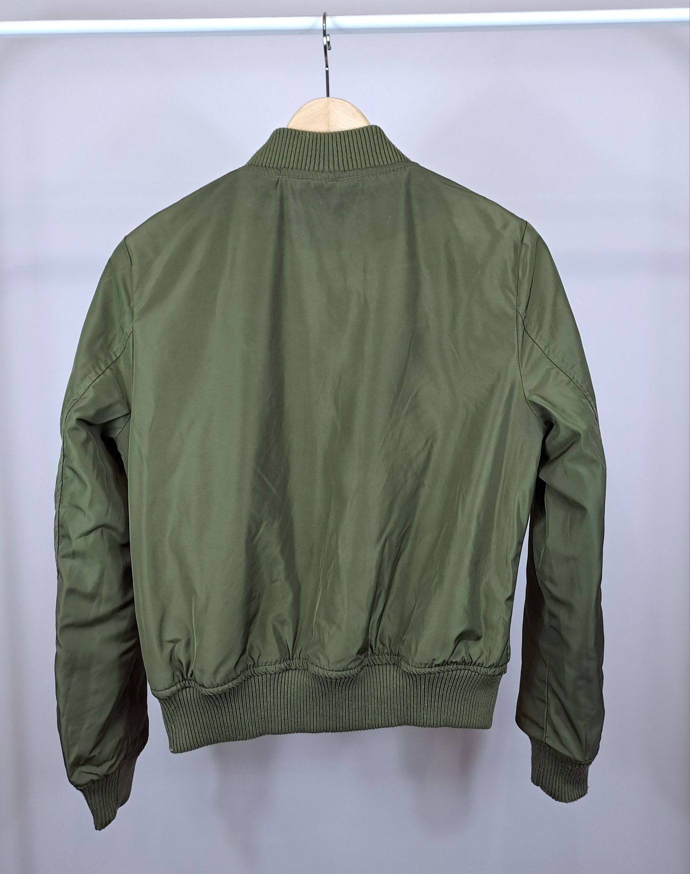 Damska kurtka bomberka dwustronna bomber jacket moro r.S na wiosnę