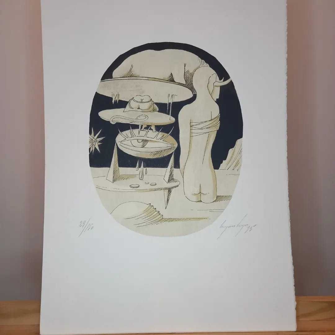 Serigrafias sobre papel autoria Cruzeiro Seixas