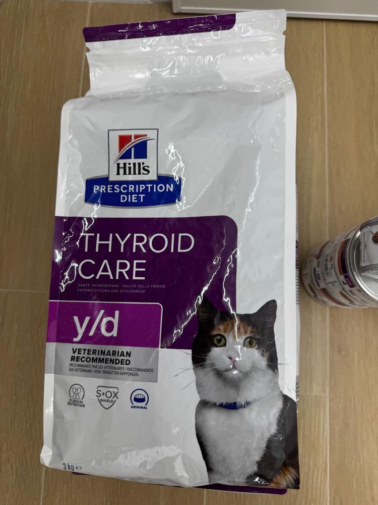 Ração gatos Hill’s Y/D THYROID CARE