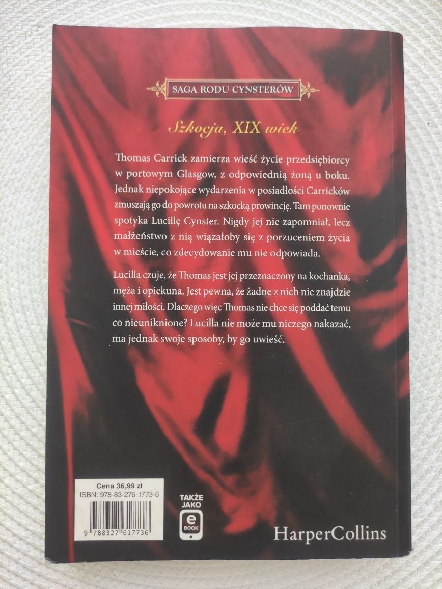Stephanie Laurens, Uwodzicielka, Saga rodu Cysterow, literatura piękna