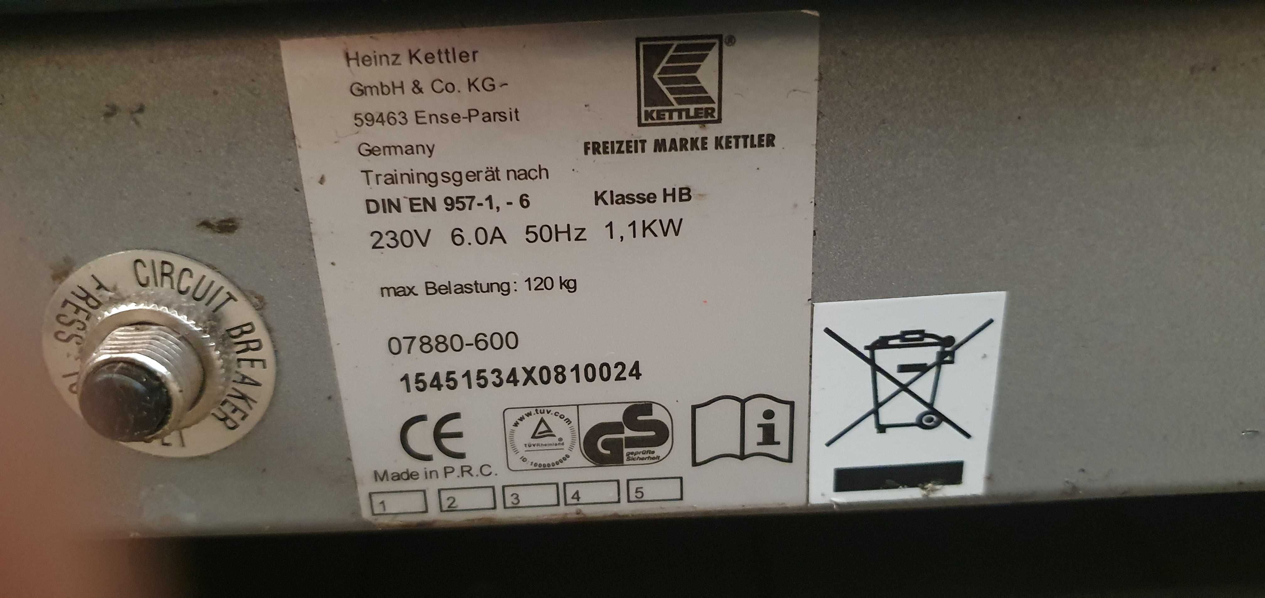 Okazja Bieżnia elektryczna KETTLER Runner AXOS 7880 uszkodzona