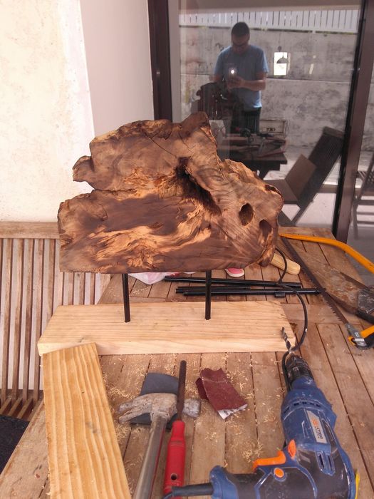 Tronco de cedro rosa