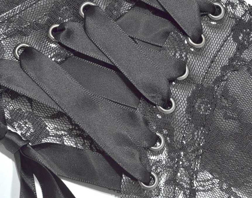 Женский пояс-корсет на шнуровке в ретро-стиле