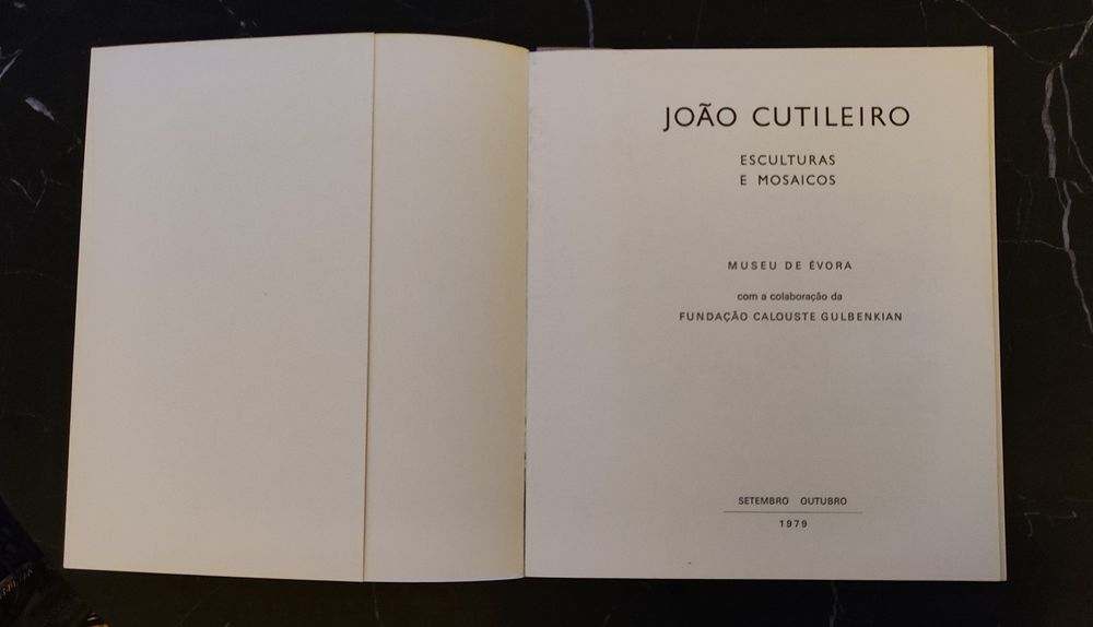 Catálogo - João Cutileiro – Esculturas e Mosaicos
