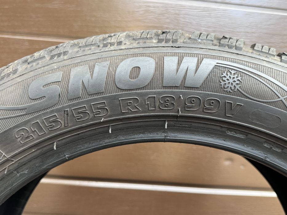 J Nowe opony zima 215/55/18 99V Kormoran Snow 7,5mm 2020r. KPL.