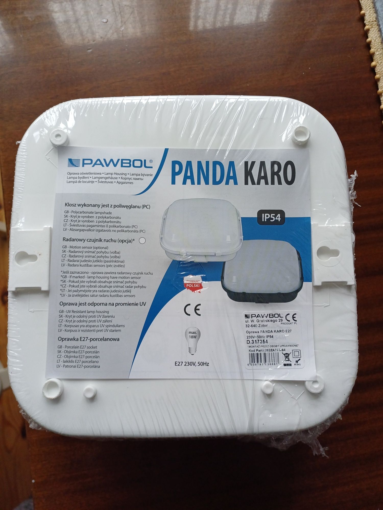 Lampa plafon IP54