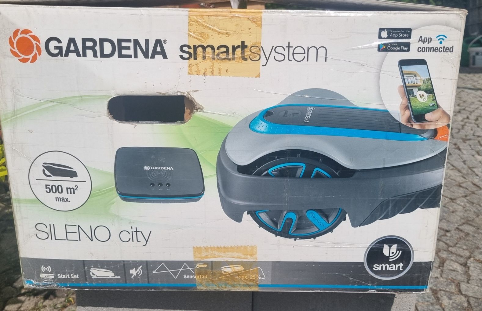 Robot koszący Gardena Smart system Sileno city