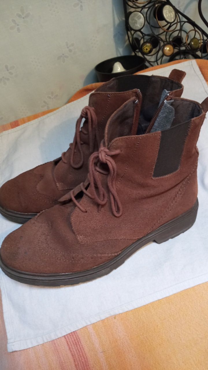 Botins castanho mel