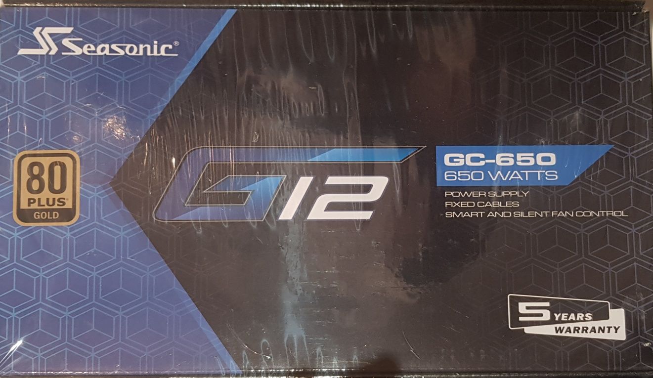 Zasilacz SEASONIC G12-GC-650 80Plus Gold 650W GAMING