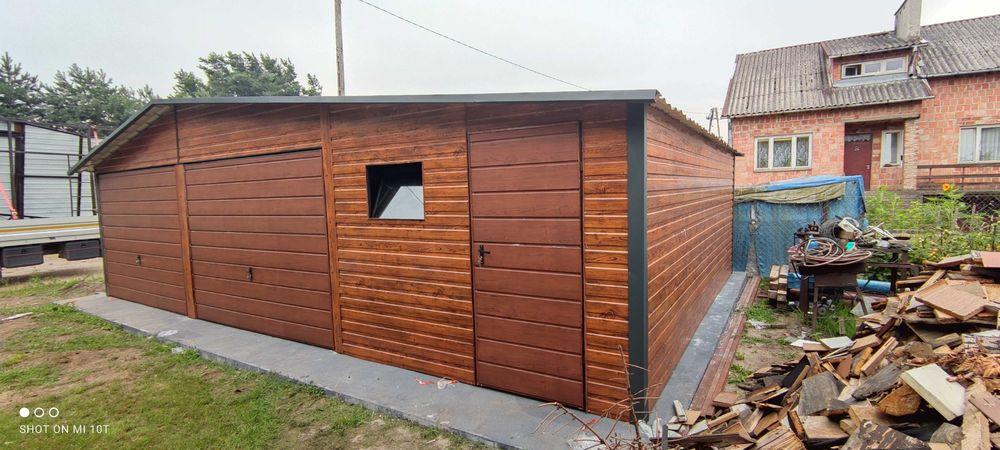 GARAŻ BLASZANY- Złoty Dąb |Wiaty | Garaże | Wiaty | Kojce | - ESSTAL*