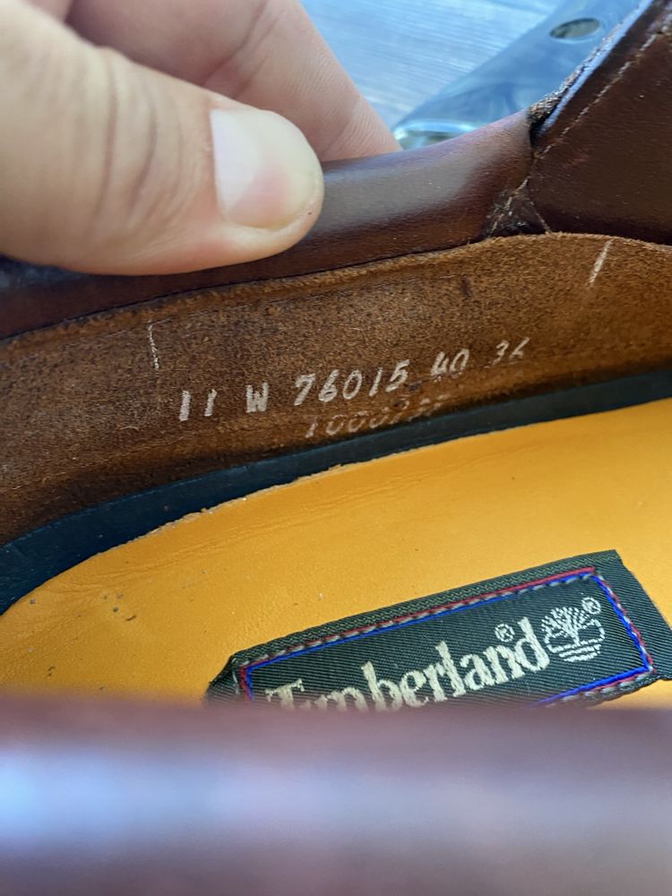 Шкіряні топсайдери мокасіни Timberland 45 р