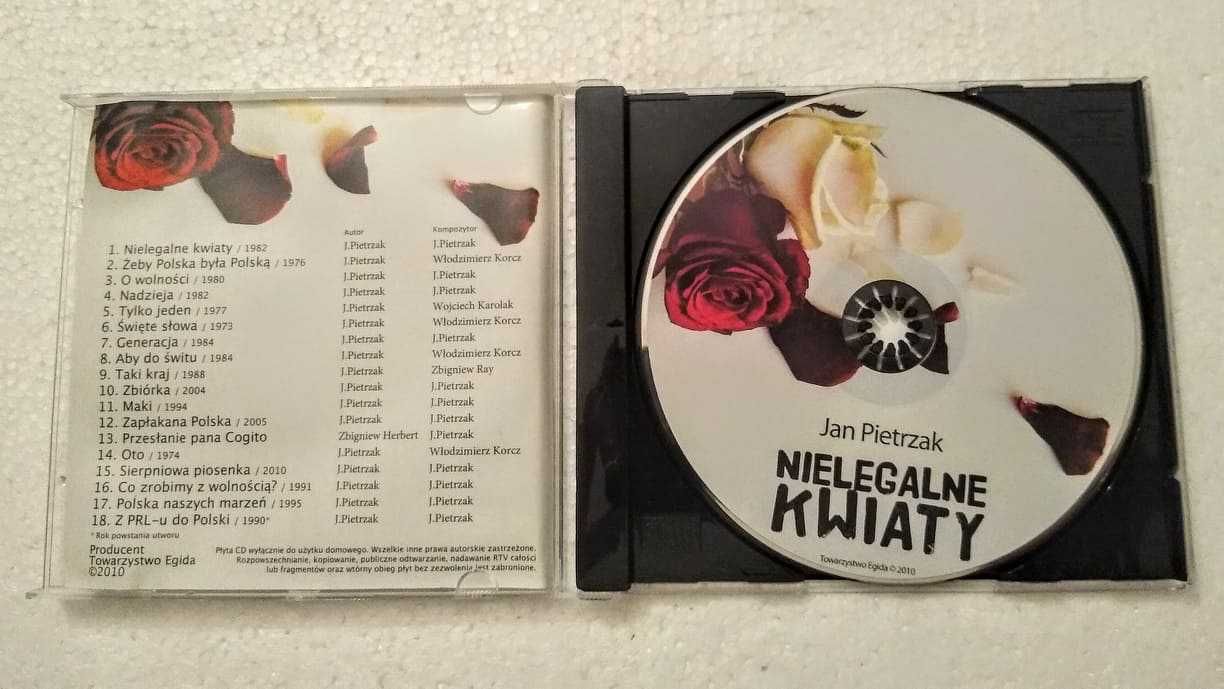 Jan Pietrzak - Nielegalne kwiaty - płyta CD