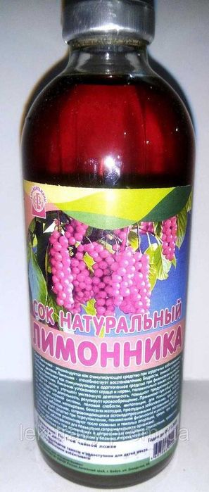 Сок лимонника китайского