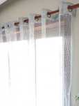 Conjunto de Cortinas Cor Cinza - NOVAS!