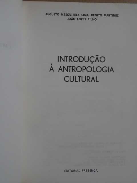 Introdução à Antropologia Cultural de Benito Martinez