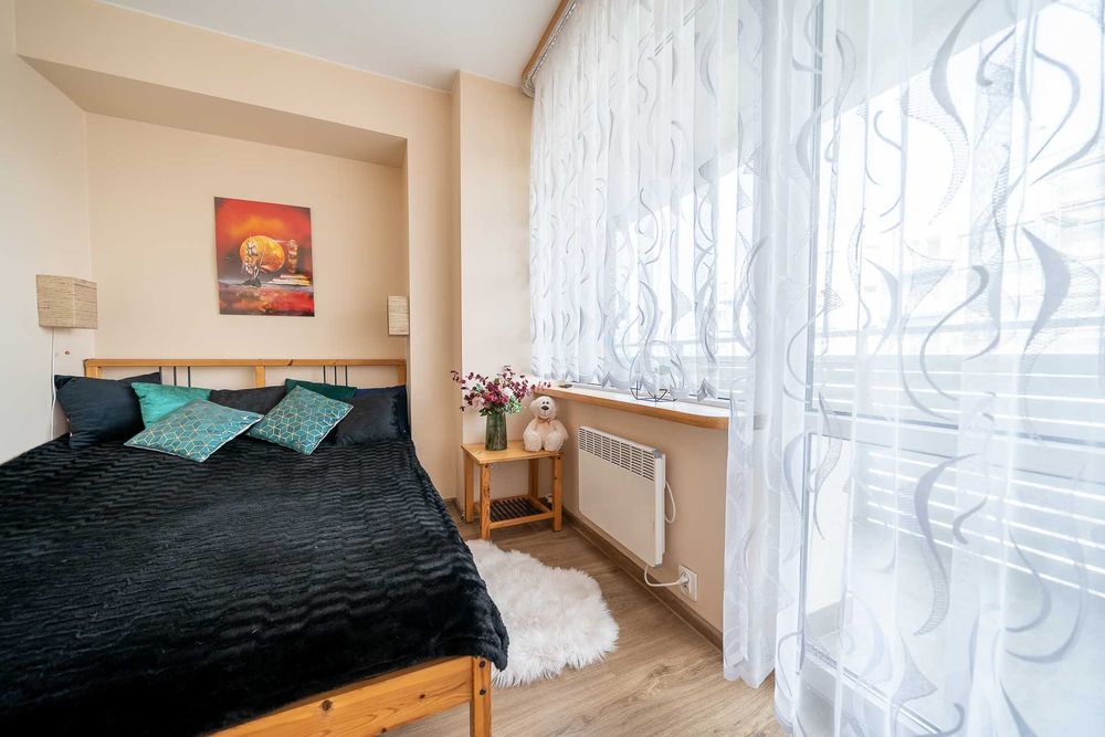 NOCLEGI MIĘDZYZDROJE apartament salon i sypialnia WIDOK NA MORZE