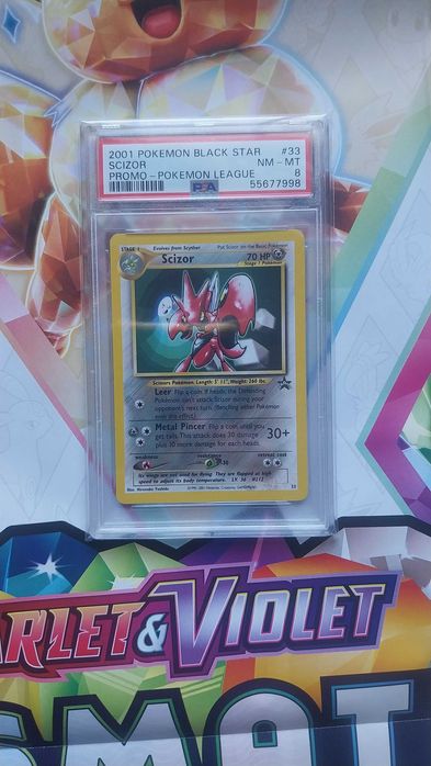 Scyzor psa 8/ 2001 pokemon black star promo