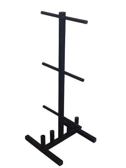 Suporte para Discos/Pesos/Bumpers e Barras de Musculação