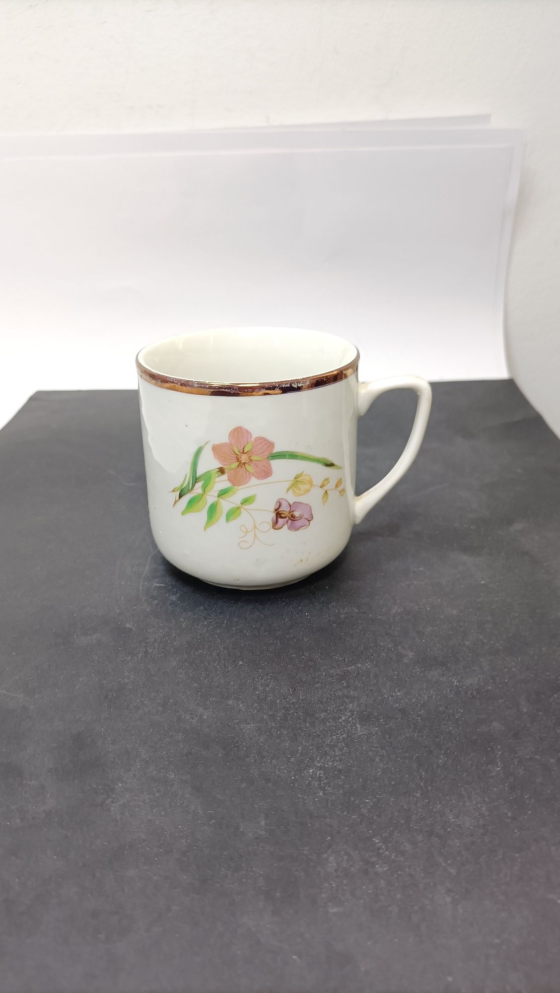 Uroczy porcelanowy kubek Bogucice porcelana vintage (BS2