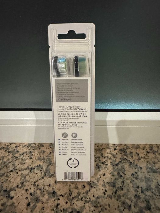Końcówki do szczoteczki philips Sonicare W2 Czarne 4szt