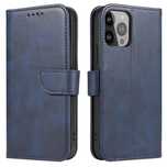 Etui Z Klapką I Portfelem Magnet Case Do Iphone 15 - Niebieskie