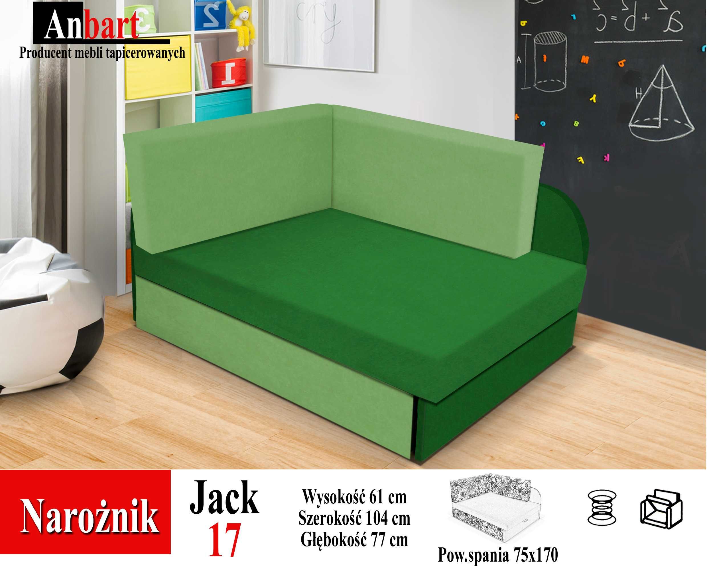 Łóżeczko Kubuś Narożnik DZIECIĘCY Sofa Z Funkcją Spania