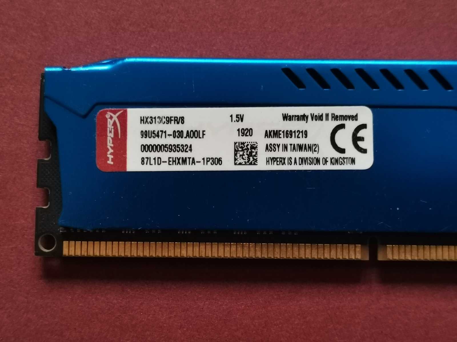 DDR3 8GB KingSton HyperX FUry 10600 -Komputer