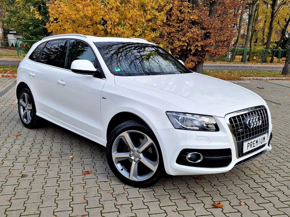 Audi Q5 2.0TDI 170KM Quattro S line 20 cali BEZWYPADKOWA Panorama Navi BiXenon